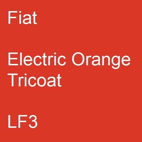 Fiat, Electric Orange Tricoat, LF3.